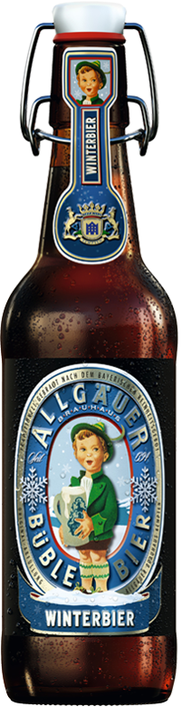 Flasche der Sorte Allgäuer Büble Winterbier – zur Detailseite des Produkts